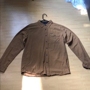 Brixton button up XL mustard